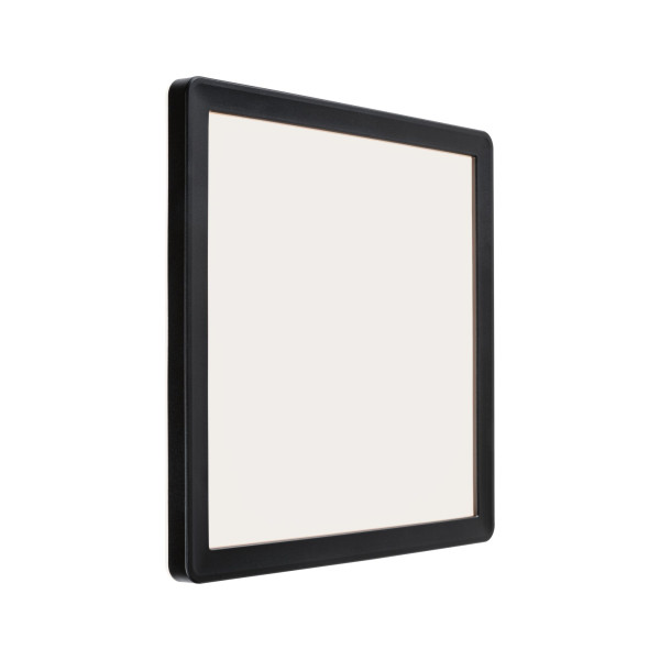 Panneau lamina 230v extérieur carré noir ip44 15w 3000k