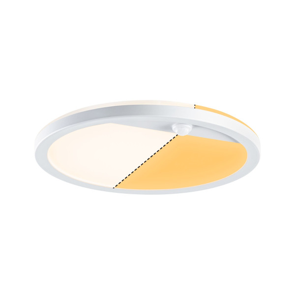 Ext. 230 v lamina rond pir blanc ip44 14 w 2200 k-3000 k