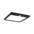 Ext. 230 v lamina carré pir noir ip44 14 w 2200 k-3000 k
