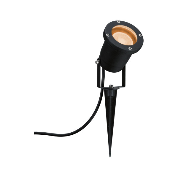 Garden spot extérieur 230 v 2200 k resp. insectes gu10 métal noir