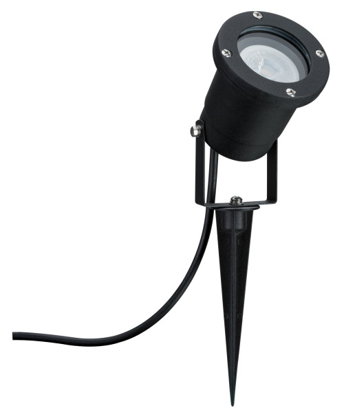 Garden spot extérieur 230 v 2200 k resp. insectes gu10 métal noir