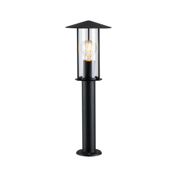 Borne extérieure 230 v classic ip44 e27 métal noir resp. insectes