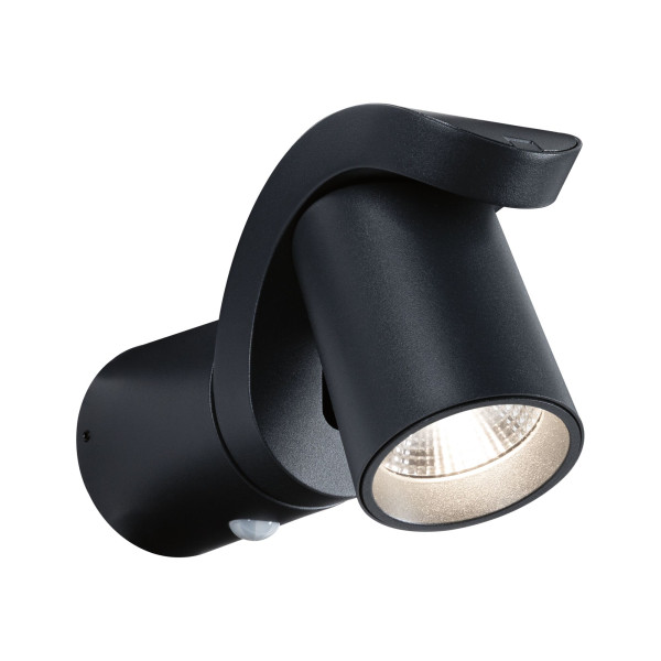 Outdoor 230v applique cuff pir 3000k anthracite