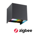 Applique extérieur 230v cybo rgbw zigbee 2000-6500k anthracite