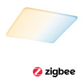 Panneau encastré paulmann veluna varifit ip44 17w tunew zigbee 215x215mm étique - 95385
