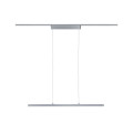 Urail zigbee suspension lento 42w tunw chrome mat 230v metal