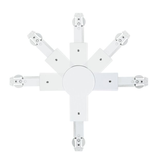 Urail connecteur articulé max1000w blanc signal ral9003 230v