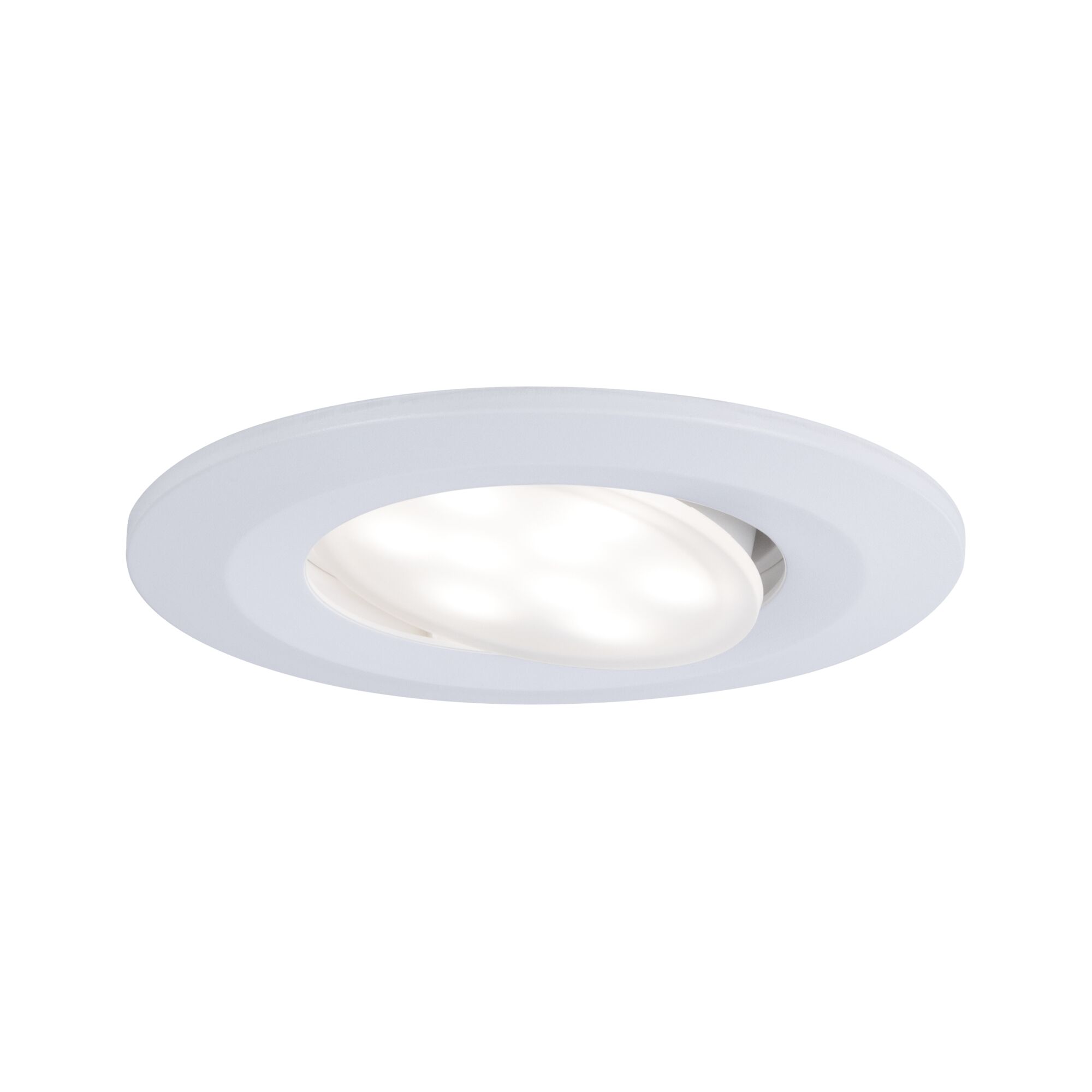 Spots de plafond - Paulmann - Calla Rond - Blanc Dépoli - IP65 - 3000K