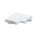 Cadre connecteur d'angle clever connect 12v blanc dépoli/étique - 99964