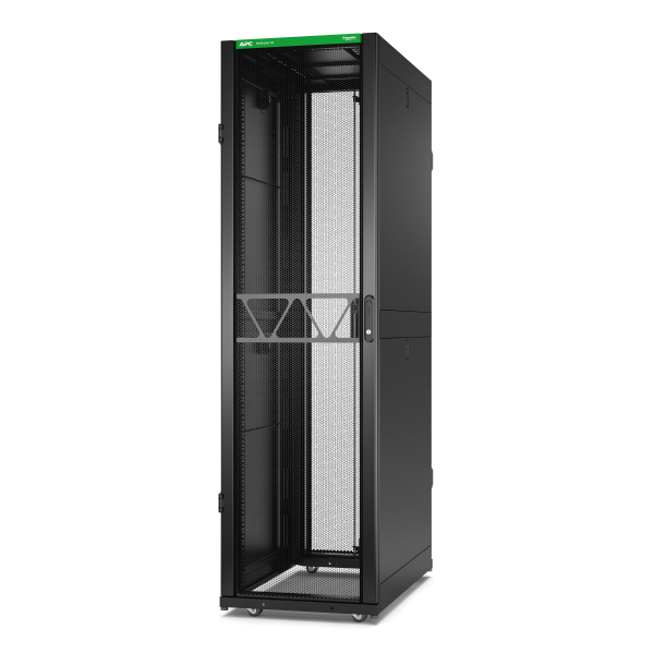 Rack netshelter sx2 45u l600xp1070xh2124mm, noir, avec panneaux latéraux