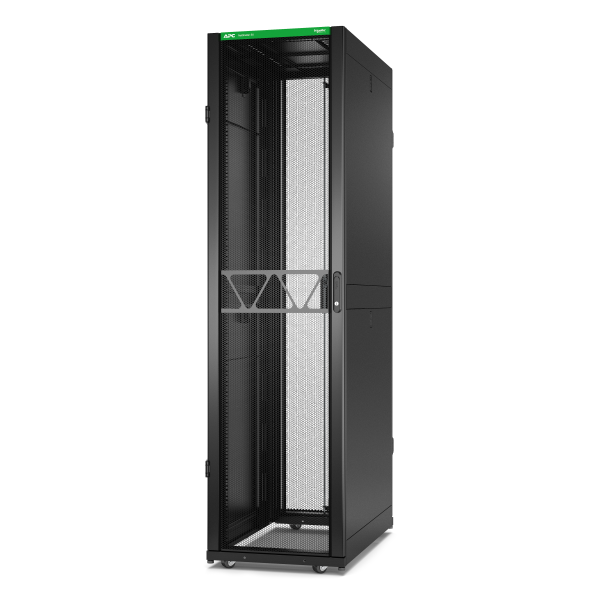 Rack netshelter sx2 48u l600xp1070xh2258mm, noir, avec panneaux latéraux