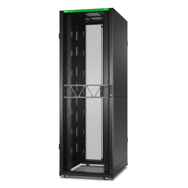 Rack netshelter sx2 48u l750xp1070xh2258mm, noir, avec panneaux latéraux