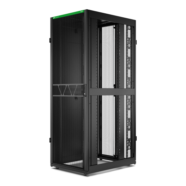 Rack netshelter sx2 48u l800xp1070xh2258mm, noir, avec panneaux latéraux