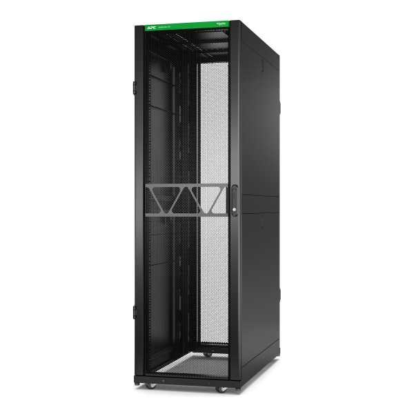 Rack netshelter sx2 42u l600xp1200xh1991mm, noir, avec panneaux latéraux