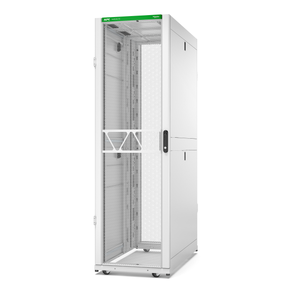 Rack netshelter sx2 42u l600xp1200xh1991mm, blanc, avec panneaux latéraux