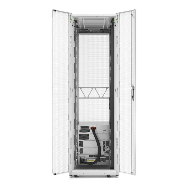Rack netshelter sx2 42u l600xp1200xh1991mm, blanc, avec panneaux latéraux