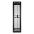 Rack netshelter sx2 45u l600xp1200xh2124mm, noir, avec panneaux latéraux
