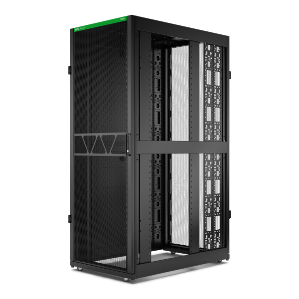 Rack netshelter sx2 42u l750xp1200xh1991mm, noir, avec panneaux latéraux