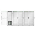 Rack netshelter sx2 42u l750xp1200xh1991mm, blanc, avec panneaux latéraux