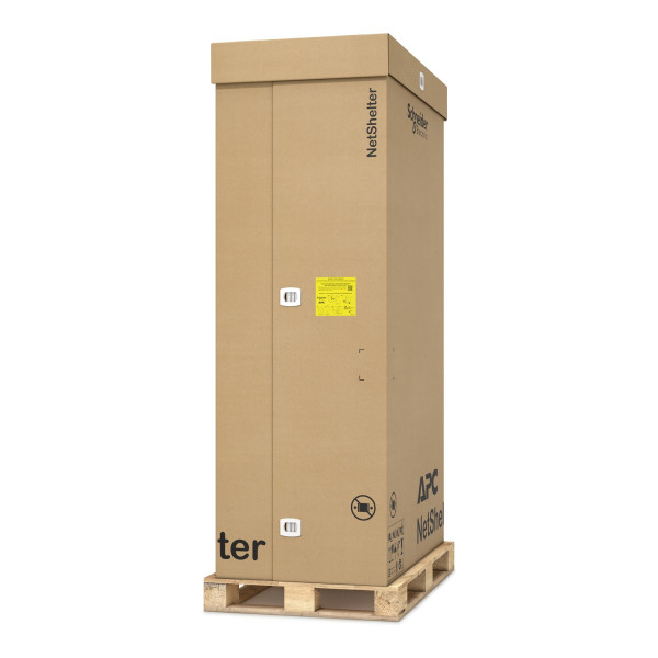 Rack netshelter sx2 42u l750xp1200xh1991mm, blanc, avec panneaux latéraux