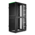 Rack netshelter sx2 45u l750xp1200xh2124mm, noir, avec panneaux latéraux