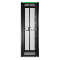 Rack netshelter sx2 48u l750xp1200xh2258mm, noir, avec panneaux latéraux