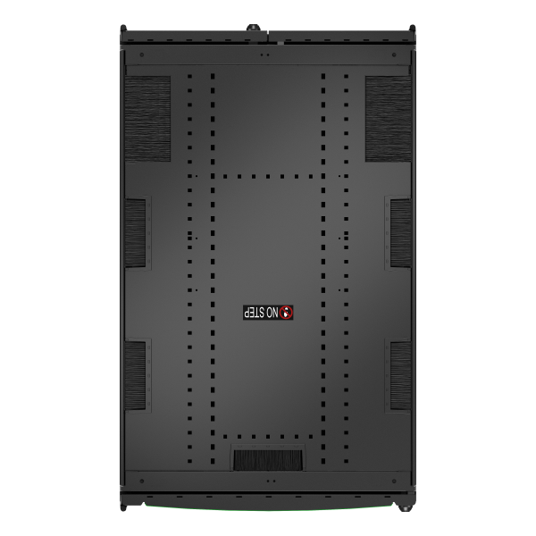 Rack netshelter sx2 48u l750xp1200xh2258mm, noir, avec panneaux latéraux