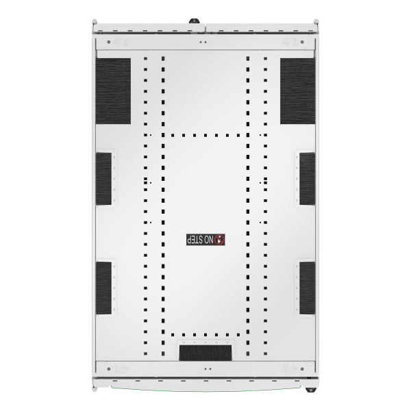Rack netshelter sx2 48u l750xp1200xh2258mm, blanc, avec panneaux latéraux