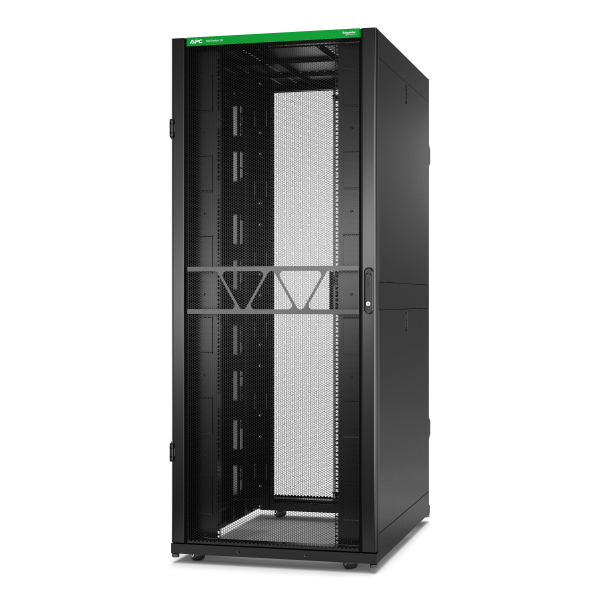 Rack netshelter sx2 42u l800xp1200xh1991mm, noir, avec panneaux latéraux