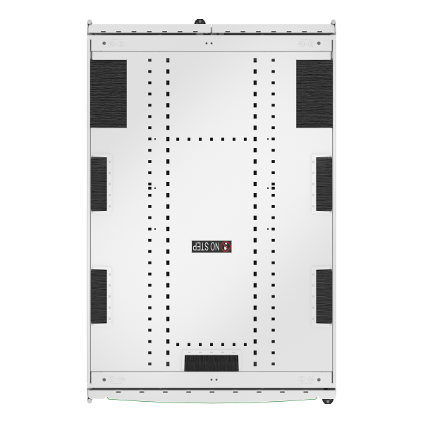 Rack netshelter sx2 42u l800xp1200xh1991mm, blanc, avec panneaux latéraux