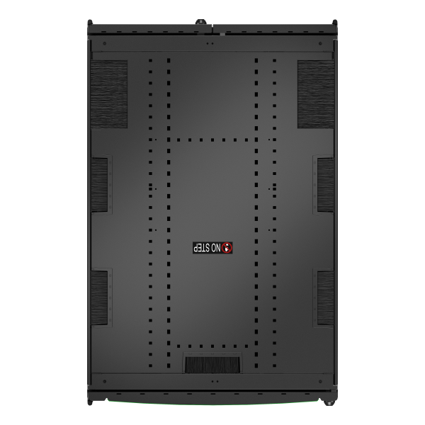 Rack netshelter sx2 48u l800xp1200xh2258mm, noir, avec panneaux latéraux