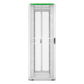 Rack netshelter sx2 48u l800xp1200xh2258mm, blanc, avec panneaux latéraux