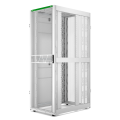 Rack netshelter sx2 48u l800xp1200xh2258mm, blanc, avec panneaux latéraux