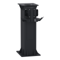 Evlink pro dc - pied pour borne - 1 prise ccs2 + 1 prise chademo - h 75 cm
