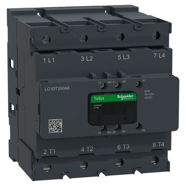 Tesys deca advanced - ctr deca cosse 200a 4p 48-130v acdc