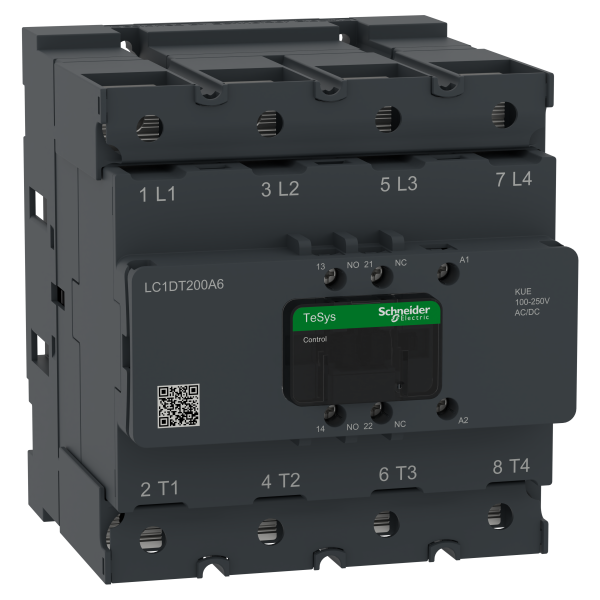 Tesys deca advanced - ctr deca cosse 200a 4p 100-250v acdc