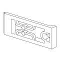 M172 perf. 12 clips-on lo ck for panel