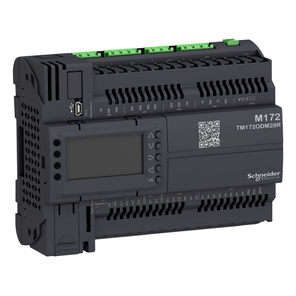 M172 opt. display 28 i/os, 2 rs485 isol m172 opt. display 28 i/os, 2 rs4