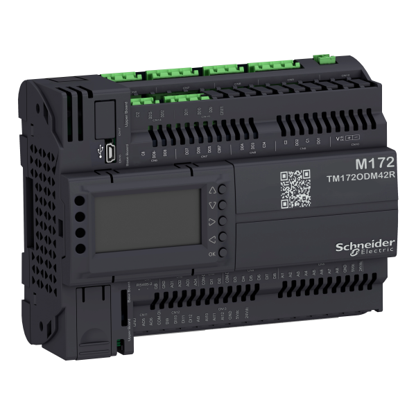 M172 opt. display 42 i/os, 2 rs485 isol m172 opt. display 42 i/os, 2 rs4