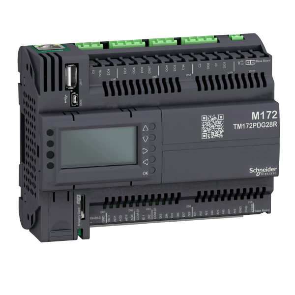 Modicon m171 - m172 - contrôleur programmable - 28 entrées/sortie - affich.