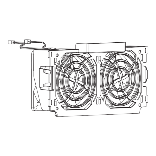 Ventilateur dc24v d80x38m m