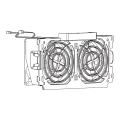 Ventilateur dc24v d80x38m m