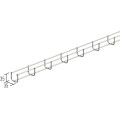 Couv telex rail fil 316l