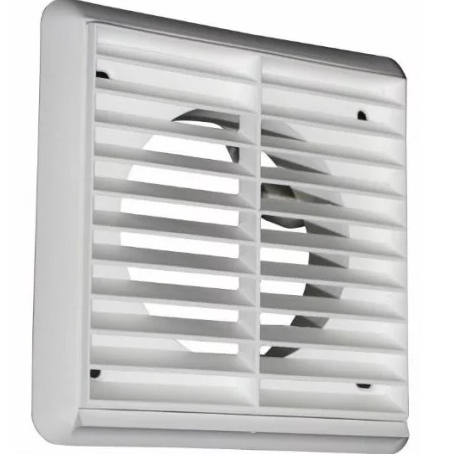 Grille extérieure carrée Unelvent S&P Tubpla 155x155mm