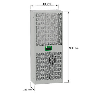 Climasys cu - climatisation d'armoire - latérale - 1.2kw - 230v