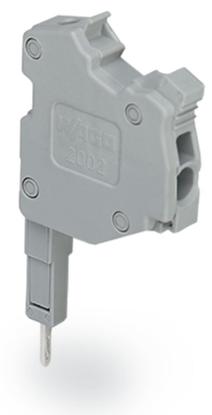 Module de fiche de contrôle type l p modulaires pour fentes de pontage, gris - Wago - 2000511