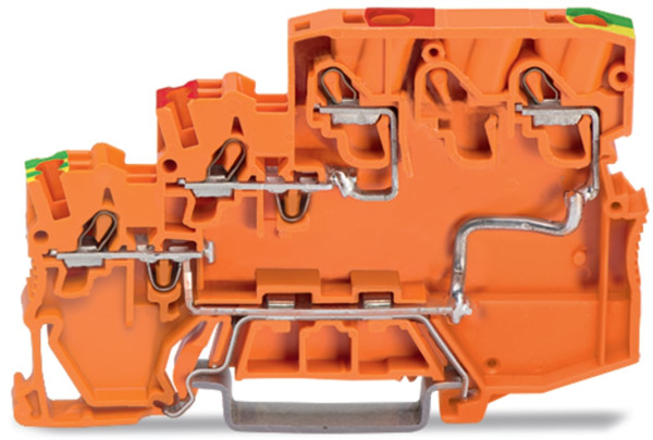 Borne d'alimentation pour actionneurs npn, 3 conducteurs 2,5 (4)mm²