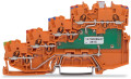 Borne d'alimentation pour capteurs 4 conducteurs- led - pe racc rail