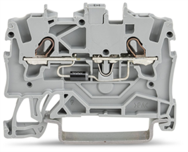 Topjob's borne à diode 2c / 1,5 (2,5) mm² / circuit i / gris