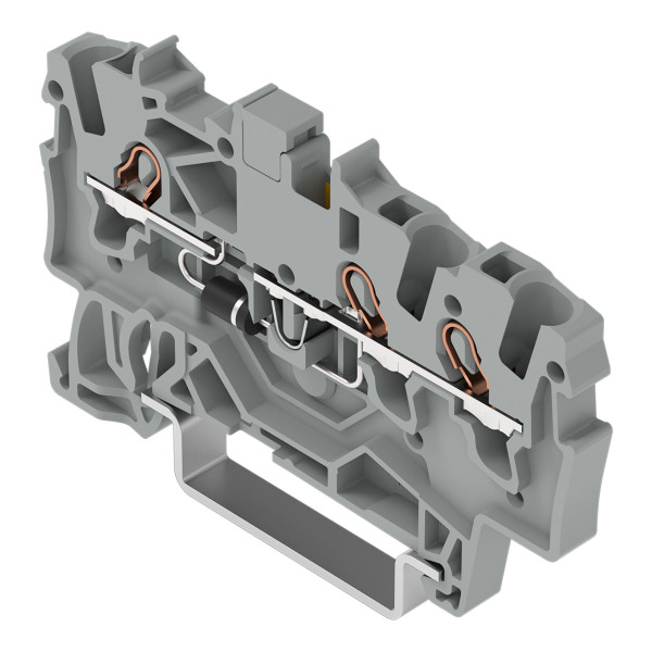 Topjob's borne à diode 3c / 1,5 (2,5) mm² / circuit i / gris